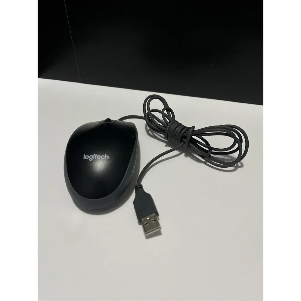 Logitech M-U0026 USB Optical Mouse Black Universal Wired 810-002182